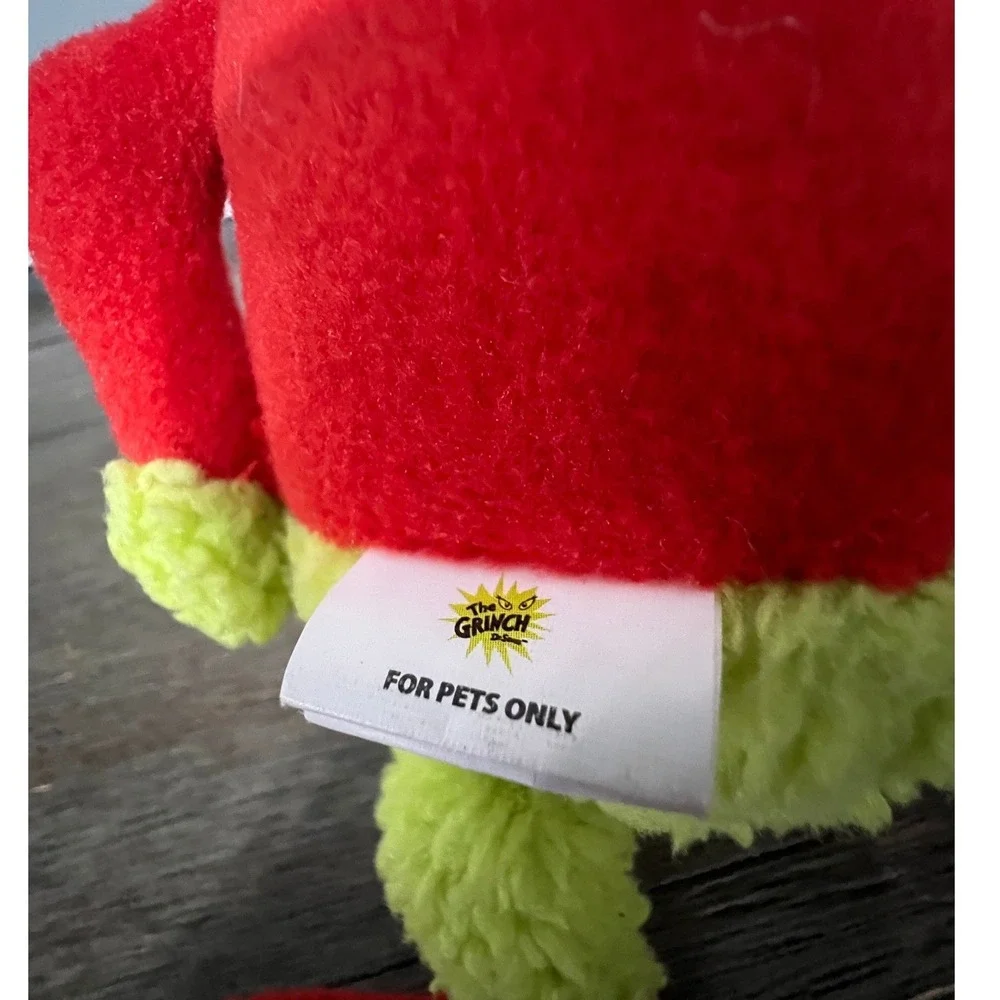 Dr. Seuss For Pets Grinch‎ Squeaky Dog Toy Christmas Plush Pet Gift